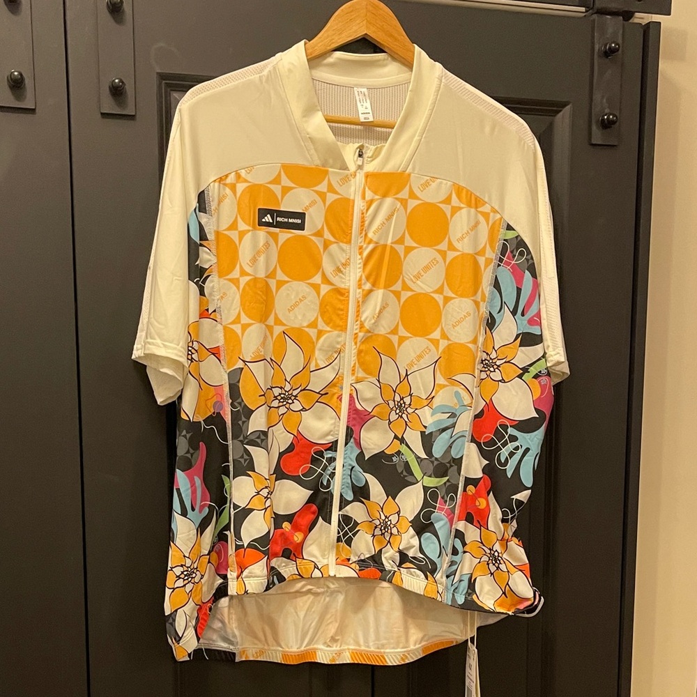 Adidas Multicolor Floral Cycling Top